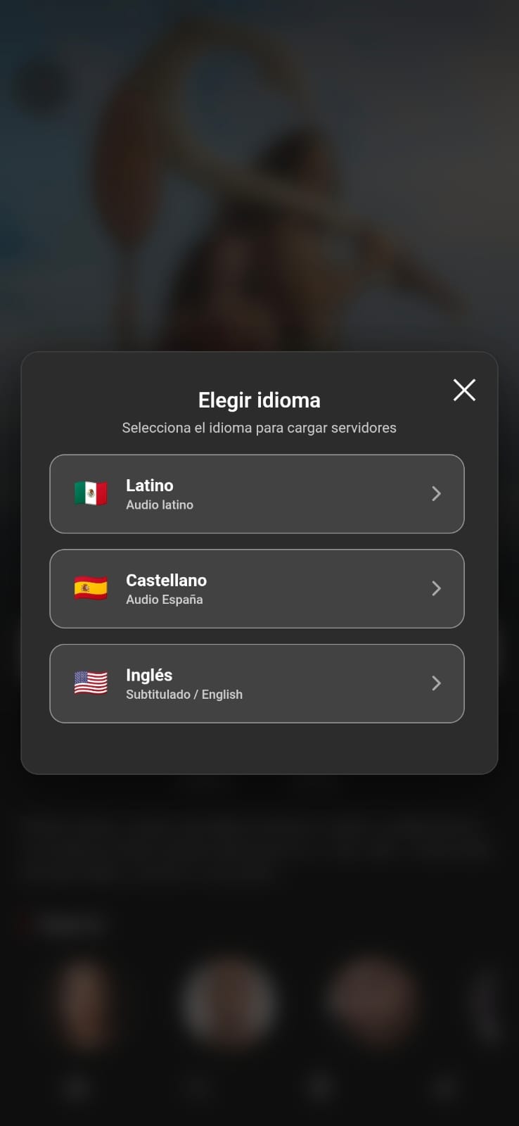 Selección de idioma
